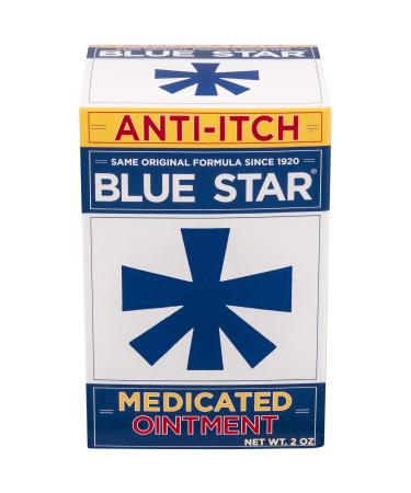 Blue Star Anti-Itch Medicated Ointment 2 oz (Pack of 2) - Buy Online on GoSupps.com