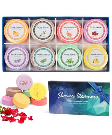 Vanten Shower Steamers 8PCS Shower Bombs with Essential Oils for Stress Relief  Shower Steamers Aromatherapy for Home SPA  Self Care Gifts for Women  Christmas Gifts  Relaxation Gifts for Women