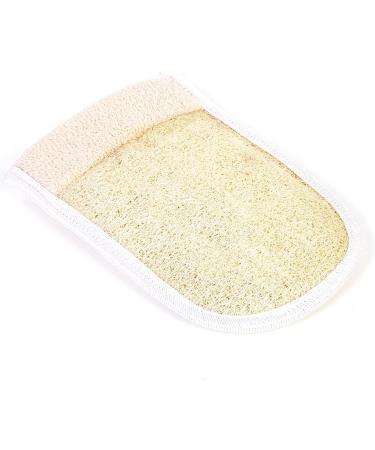Jairestone Dual-Sided Exfoliating Body Scrubbing Loofah Sponge for Men & Women - Turkish Shower Loufa - Deep Exfoliator Bath Glove Pad - Improves Skin Texture - Buy Online on GoSupps.com