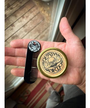 The Vintage Grooming Co. Death Grip Mustache Wax & Comb Set - Buy Online on GoSupps.com
