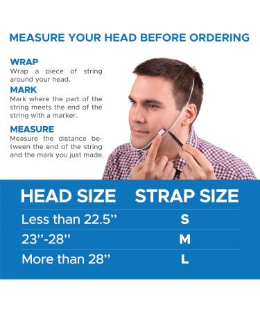 Gray Anti-Snoring Chin Strap for CPAP Users | Adjustable Snore Stopper Head Strap | Premium Comfort for Men & Women | Itch-Free Material for Better Sleep - Buy Online on GoSupps.com