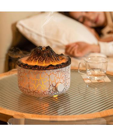 Buy Remote-Controlled Aromatherapy Device - Multifunctional Volcanic Classor with Smoke Ring Effect | Stylish Two-Colored Design for Home & Office (White EU Connector) - Buy Online on GoSupps.com