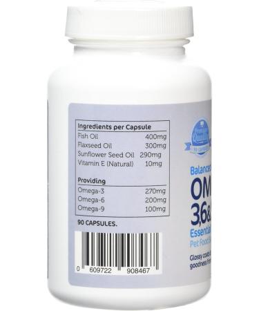 Imexa Balanced Omega 3 6 and 9 Essential Fatty Acids Softgel Capsules for Dog 1000mg (Pack of 90) - Buy Online on GoSupps.com