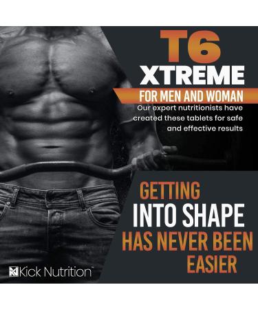 Xtreme T6 Powerful Fat Burners - 120 Weight Management Pills | Metabolism Booster for Weight Loss & Keto Diet | Vegetarian/Gluten Free - Made in UK - Buy Online on GoSupps.com