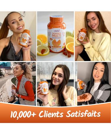 VITAFUL Women's Multi - Multivitamin Gummies for Women - Immunity & Energy Boost - 13 Vitamins Zinc & Selenium - Dietary Supplement - 120 Gummies 2 Month Dose - 100% Vegan - Buy Online on GoSupps.com