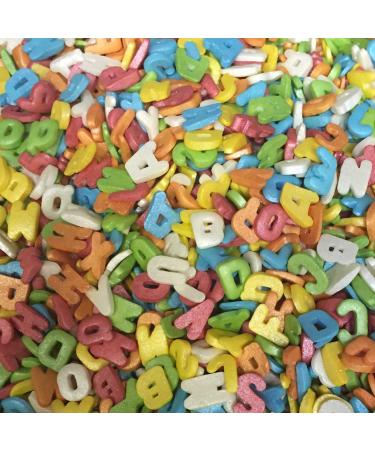 Modecor 24567 ALPHABET Sprinkles edible sugar cake decorations 50g