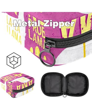 Portable Storage Bags for Women's Essentials | Alpaca Cactus Design | Organize Bandages Menstrual Pads Panty Liners & Tampons - Buy Online on GoSupps.com