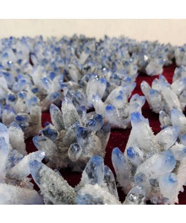 Natural Crystal Rough Specimen Natural Crystal Cluster Ra QuartzWhitebluenessReikiStones Crystal Point Specimen Home Decoration Ra Crystals Stone - Buy Online on GoSupps.com