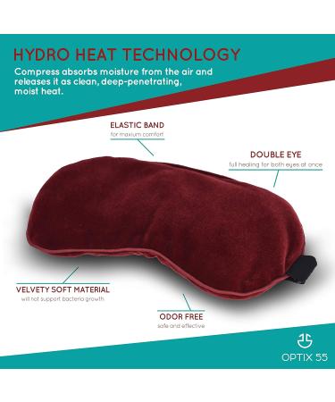 Plush Eye Mask | Ultra-Soft Moist Heat | Microwave Activated | Reusable - Buy Online on GoSupps.com