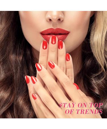 6 Colors Nail Polish Set Quick Dry Nail Varnish Natural Long Lasting Nail Polishes Non-Toxic Breathable Rainbow Colorful Nail Polish for Women Girl DIY Nail Art Without Use UV Lamp - Buy Online on GoSupps.com