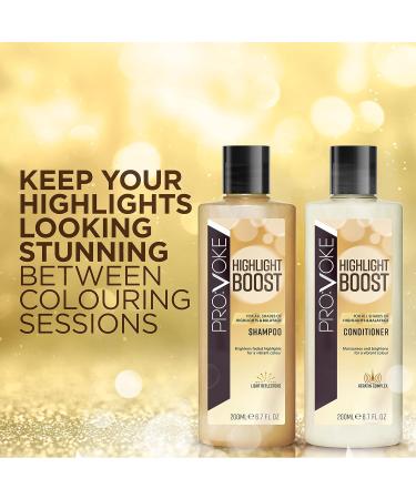Carium PROVOKE Highlight Boost Shampoo 200 ml protects and extends shades brightens faded highlights enhances shine for colored emphasized and natural - Buy Online on GoSupps.com