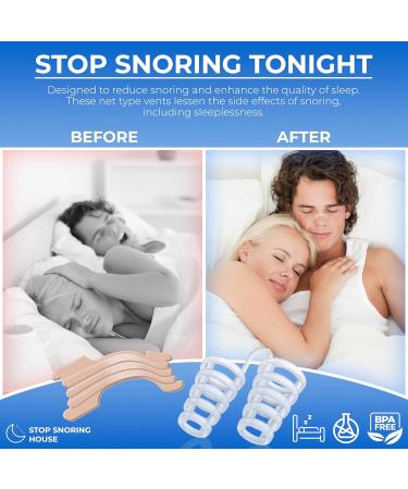 Silicone Nose Vents & Clear Nasal Strips Kit - Stop Snoring Comfortably for Men & Women | International Shipping - Buy Online on GoSupps.com