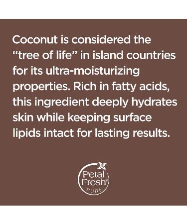Petal Fresh Body Butter - Coconut 8 Ounce | Vegan Natural Moisturizer for Soft Skin | International Shipping Available - Buy Online on GoSupps.com