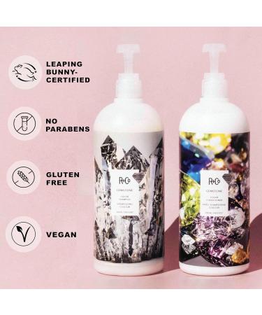 R+Co Gemstone Color Shampoo & Conditioner Set (1L) | Vegan Cruelty-Free Frizz Control Repairs Hair Color - Buy Online on GoSupps.com