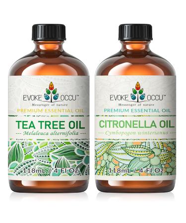 EVOKE OCCU Tea Tree Essential Oil and Citronella Essential Oil - 4 Fl Oz