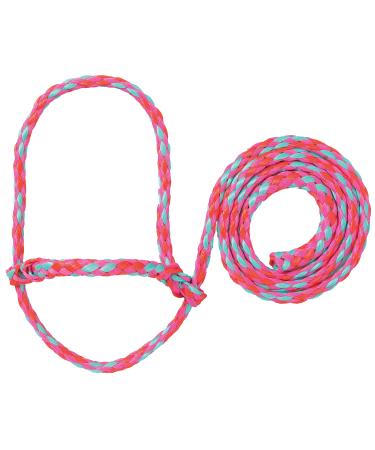 Weaver Leather Livestock Poly Rope Sheep Halter Hot Pink/Coral/Mint - Buy Online on GoSupps.com