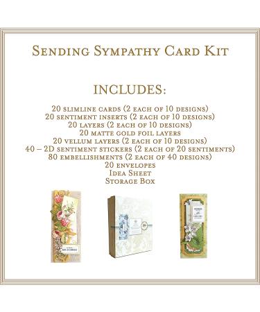 Anna Griffin Sympathy Card Kit - DIY Card Making Set for 20 Cards - Buy Online on GoSupps.com