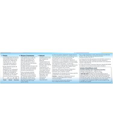 Clearblue Advanced Digital Ovulation Test Kit Plus Bonus Rapid Detection Pregnancy Test 10 Ovulation Tests & 1 Pregnancy Test 10 Count (Pack of 1) - Buy Online on GoSupps.com