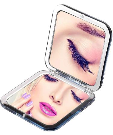 Miss Sweet Compact Mirror for Purse - True Image & 10X Magnification (Black) - Buy Online on GoSupps.com