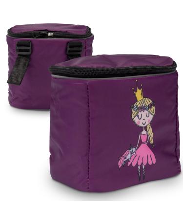 Honju bike handlebar pocket children's bike removable lid bicycle bag for the handlebar with reflectors safe stop thanks to Velcro including interior pocket Paula Princess 16.5 x 15 x 12 centimeter purple - Buy Online on GoSupps.com