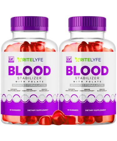 (2 Pack) RiteLyfe Gummies RiteLyfe RiteLyfe Gummies Advanced Formula RiteLyfe Supplement Gummies RiteLyfe Natural Stabilizer Gummies Rite Lyfe Gummies Support 120 Gummies for 2 Months