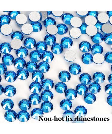 Yhmq 1440pcs Capri Blue Rhinestones for Nails - SS12 Nail Crystals (2.8mm & 3.0mm) - Perfect for DIY Nail Art - Buy Online on GoSupps.com