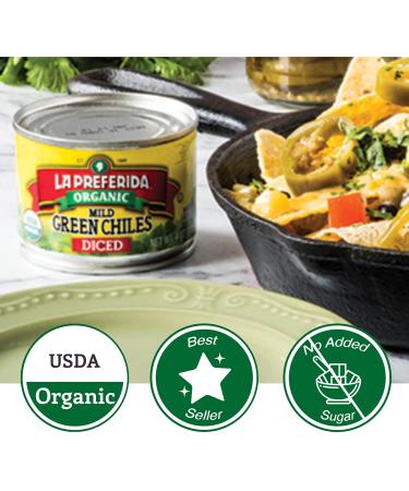 La Preferida Organic Green Chiles 4 oz (Mild-Diced) - 1 Pack - Buy Online on GoSupps.com