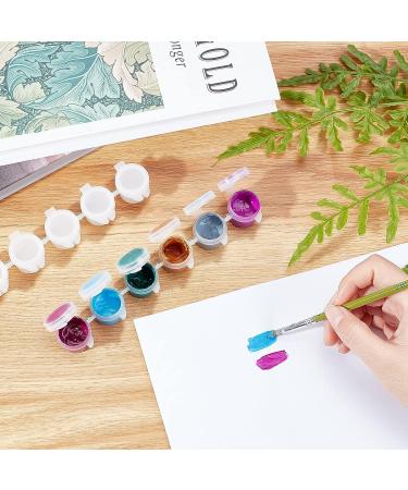 PandaHall 120 Pots 5ml Mini Empty Paint Pot Pod Strips - Arts and Crafts Plastic Storage Containers for Schools & Summer Camps - 0.17 Fl Oz (Pack of 1) - Buy Online on GoSupps.com