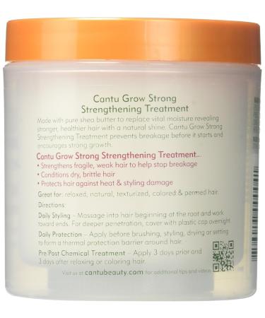Cantu Shea Butter Grow Strong Strengthening Treatment 6oz - Strengthen & Nourish Hair | Shop Internationally - Buy Online on GoSupps.com