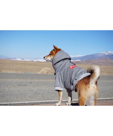 Pupreme ChoChoCho Dog Hoodie | Fashionable Gray Dog Sweater | Stylish Pet Clothing for Small to Large Dogs - Buy Online on GoSupps.com