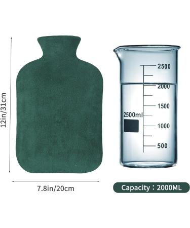 Samply 2L Hot Water Bottle with Soft Cover - Neck & Shoulder Pain Relief - Hot/Cold Therapies - Hand & Feet Warmer - Green - Buy Online on GoSupps.com