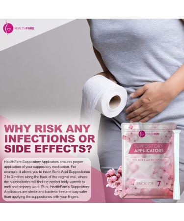 HealthFare Disposable Vaginal Applicators (7-Pack) for Capsules & Tablets | Individually Wrapped - Buy Online on GoSupps.com