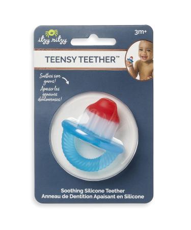 Itzy Ritzy Teensy Teether - Flexible Silicone Teething Toy with Easy-to-Hold Handle | Hero Pop - Buy Online on GoSupps.com