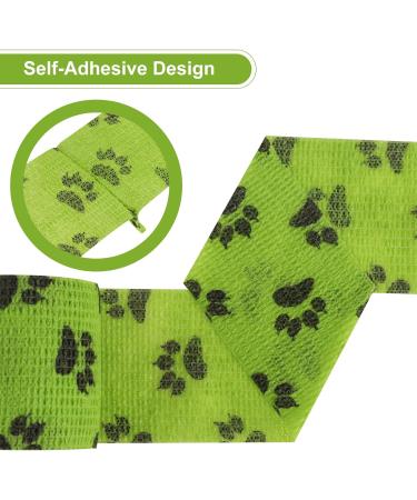 AKlamater 8 Rolls Pet Vet Wrap Cohesive Bandages - Self Adhesive Non-woven Elastic Bandages for Wrist, Ankle Sprains & Swelling - Buy Online on GoSupps.com