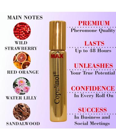 Pherolec Global COPULINOL MAX 100% Pheromone for Women Strength Pheromones Perfumes for Women Cologne Essential Oil Long-lasting Infused Scent Travel Perfume For Her Fragrances 0.27 Fl. Oz Roll On - Buy Online on GoSupps.com