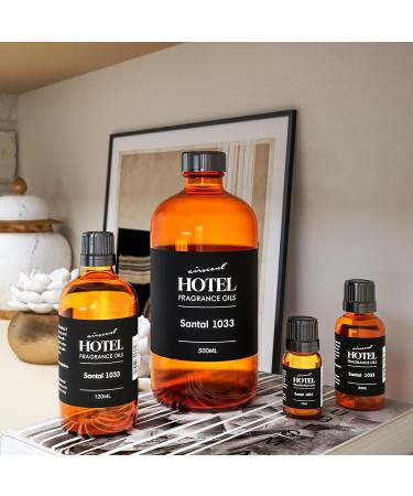 AirScent Santal Diffuser Oil No. 1033 - Santal-33 Inspired Perfume Dupe - Premium Fragrance Oil Blend for Ultrasonic and Waterless Diffusers and Crafting - 10 mL 0.34 fl oz Glass Bottle with Dropper 0.34 Fl Oz (Pack of 1) - Buy Online on GoSupps.com
