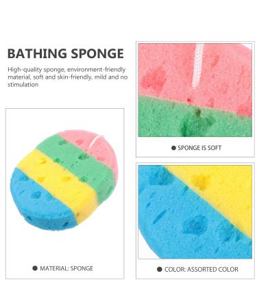 FOMIYES 8 pcs Seaweed Bath Sponge Set | Exfoliating Body Wash Sponges for Soft Shower Cleaning - Buy Online on GoSupps.com