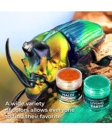 Chameleon Mica Powder - Epoxy Resin Color Pigment 16 Colors Set - Holographic Multicolor Mica Powder - Buy Online on GoSupps.com