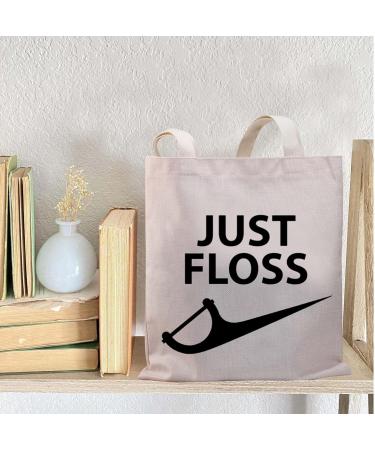 BDPWSS Dentist Carrier Bag - Funny Canvas Shoulder Bag for Dental Hygienists & RDH Assistants | Perfect for Dental Floss & Accessories - Buy Online on GoSupps.com
