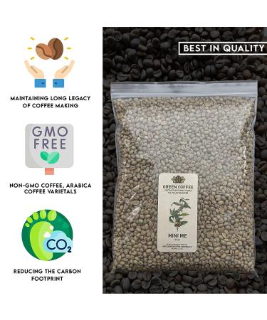 Unleashed Coffee 2LB Peaberry - Specialty Grade Green Arabica Beans - 2 Pound Mini Me Pack - Buy Online on GoSupps.com