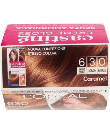 Casting Creme Gloss Hair Dye N630 Caramel Green - Ammonia-Free, 1 Count - Buy Online on GoSupps.com