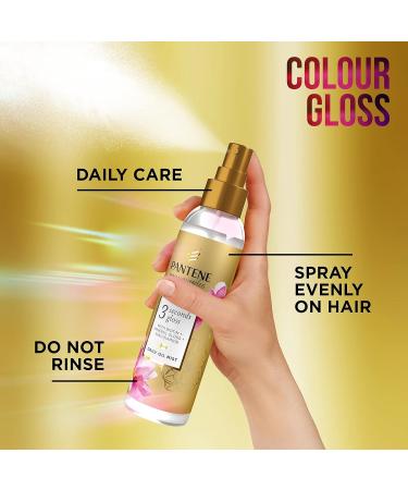 Pantene Colour Hair Care Set & Leave-In Treatment with Biotin and Niacinamide - Transform Damaged Coloured Hair to Glossy in 1 Use | 400/275/145ml - Buy Online on GoSupps.com