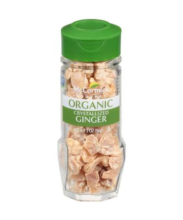McCormick Gourmet Organic Crystallized Ginger, 2 oz ORGANIC CRYSTALIZED