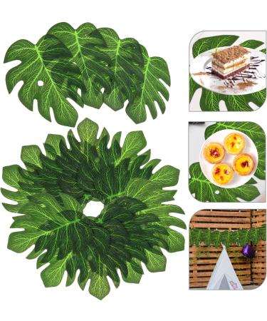 ULTECHNOVO 60pcs Monstera Greenery Wedding Decor Mini Palm Tree Cupcake Toppers - Buy Online on GoSupps.com