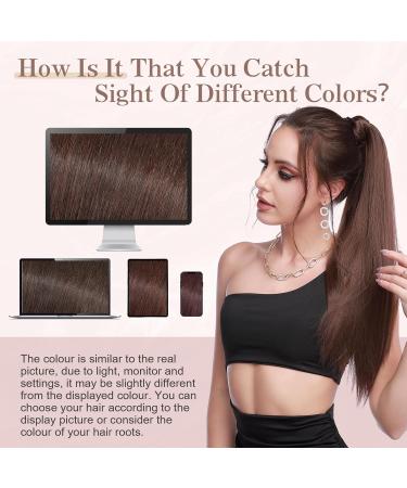 SEGOHAIR Wrap Around Ponytail Human Hair Clip in Ponytail Hair Extensions 14 inch Long Straight One Piece Clip in Hairpieces Human Hair Extensions-Off-Black Hair Extensions 14inch 1B - Buy Online on GoSupps.com