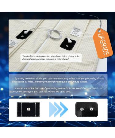 Grounding Sheet King Conductive Grounding Mat with 15ft Grounding Cord Grounding Products Improve Sleep Natural Wellness Reduce Muscle Pain(76x80in) - Buy Online on GoSupps.com