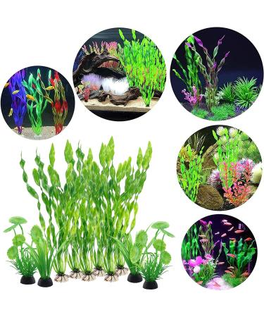 Buy WZTCIBUR Aquarium Plants - 10 Artificial Green Decorations | Safe for Fish | Perfect for Aquariums - Buy Online on GoSupps.com