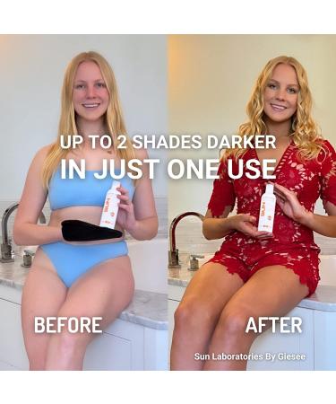 Sun Laboratories Ultra Dark Self-Tanning Lotion - Sunless Tan for Body & Face - 8 fl oz Bottle - Buy Online on GoSupps.com