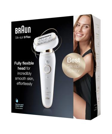 Buy Braun Silk- pil 9 Flex Epilator for Women - Wireless Hair Remover with Flexible Head & 40 Tweezers | International Shipping Available - Buy Online on GoSupps.com