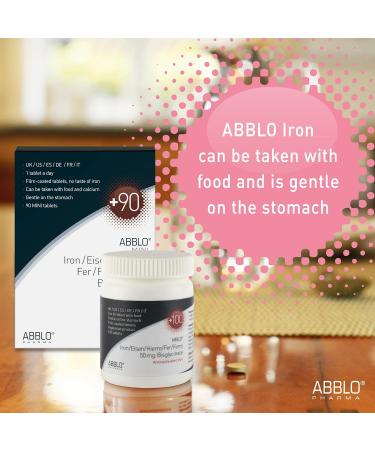 Prenatal & Pregnant Iron - 1 Tablet a Day - Very Gentle - Very Small - Bisglycinate - Take it with Breakfast - Buy Online on GoSupps.com